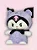 Boneca de Pelúcia Personagem Inspirado Kuromi Roxa 30cm | Presente Kawaii - Imagem 1