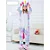 Pijama Unicórnio Estrelado Infantil Adulto Macacão Kigurumi Cosplay Modinha Manga longa - Imagem 1