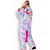 Pijama Unicórnio Estrelado Infantil Adulto Macacão Kigurumi Cosplay Modinha Manga longa - Imagem 3