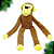 Macaco De Pelúcia Pet - Imagem 1