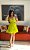 Vestido Mavi Curto Verde Lima Bordado - Imagem 1