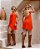 Vestido Lá Bella Laranja - Imagem 1