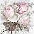 GUARDANAPO VINTAGE FLORAL -ROSAS  - 80046 - Imagem 1