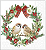 GUARDANAPO SPAROWS IN WREATH - Imagem 1