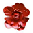 Aplique MDF - APM8-1438 - Coleção Floral  3D Rosa Vermelha. - Imagem 1