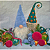 Guardanapo de Papel Gnome Among Baubles  G3N-028 - Imagem 1