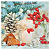 Guardanapo de Papel Snowy Winter Arrangement - G3N-030 - Imagem 1