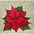 Guardanapo de Papel Chistmas Poinsettia on White Silhouette G3N-021 - Imagem 1