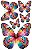 Transfer de Imagem TIS-002 - Borboletas - Litoarte - Imagem 1
