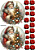 Adesivo Papai Noel e Flores - - Imagem 1