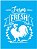 Stencil Farm Fresh - A 3546 - Tamanko - Imagem 1