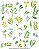 Stencil STRL-017 - Mini Folhas - Imagem 1