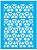 Stencil Estamparia Vitral Triangula - OPA 2352 - Imagem 1
