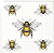 Guardanapo de Papel Flying Bees - Unidade - Imagem 1