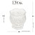 Porta Colher de Cristal Dublin 7,8x8,4cm - Imagem 7