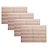 Kit com 04 Lugar Americano Retangular Dourado 30x45cm - Imagem 1
