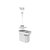 Dispenser Para Detergente E Organizador De Pia Trium 650 ml - Branco - Imagem 2
