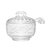 Açucareiro de Cristal com Colher Imperial 12cm - Imagem 3