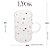 Caneca de Vidro Borossilicato Resistente ao Calor Love 280ml - Imagem 5