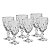 Conjunto 6 Taças de Vinho de Vidro Diamond 265ml - Imagem 2