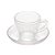 Conjunto 6 Xícaras de Café com Pires de Vidro Marrocos 90ml - Imagem 2