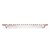 Travessa Retangular de Cristal Coração Borda Rosa 30cm x 13cm x 3cm - Imagem 3