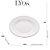 Conjunto 6 Pratos Rasos de Porcelana New Bone Pearl Branco 27cm - Lyor - Imagem 5