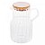 Jarra de Vidro Borossilicato com Tampa de Bambu Classic 1L - Lyor - Imagem 1