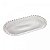Travessa Oval de Cristal Coração 25cm x 13cm x 2,5cm - Lyor - Imagem 1