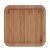 Bandeja de Bambu Square 17x17x1,5cm - Lyor - Imagem 2