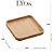 Bandeja de Bambu Square 17x17x1,5cm - Lyor - Imagem 5