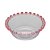 Bowl Raso de Cristal Coração Borda Rosa 11,5x4,5cm - Lyor - Imagem 1