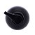 Porta Sabonete Líquido de Vidro Fosco com Pump de Plástico Preto 250ml - Lyor - Imagem 2