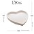 Bandeja de Cerâmica Heart Branco 13x12,5x1,5cm - Lyor - Imagem 7