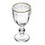 Cj 06 Taças de Licor de Cristal com Fio de Ouro Imperial 50ml - Lyor - Imagem 2