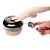 Mini Processador de Alimentos Manual c/ 3 Lâminas Premium Preto e Cinza 13,5x9,5cm - Lyor - Imagem 5