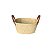 Cesto Organizador Multiuso de Fibra Natural com Alça Mocca 25x16x15cm - Paramount - Imagem 1