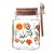 Porta Mantimento Quadrado de Vidro com Tampa e Colher de Bambu Flora 270ml - Lyor - Imagem 2