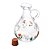 Garrafa para Azeite de Vidro com Tampa Rolha Flora 320ml - Lyor - Imagem 4