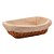 Cesto Retangular de Rattan Plástico com Forro em Tecido 24x17x7cm - Lyor - Imagem 2