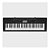 Teclado Musical Digital Casio CTK-3500K2-BR Básico 61 Teclas Preto - Imagem 1