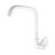 Torneira Cozinha Lorenzetti 1168 F61 Parede Bica Móvel Branco - Imagem 1