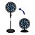 Ventilador 2 em 1 Arno X-Treme 9 VE9M 40cm 220V Preto e Azul - Imagem 1