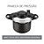 Panela de Pressão Rochedo Clipso Stone Pro 4,5L Preto - Imagem 5