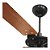 Ventilador de Teto Ventex Yris 150W Preto com 3 Pás Mogno 110V - Imagem 3