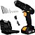 Parafusadeira e Furadeira a Bateria WAP BPF 12K3 Black 12V - Imagem 2