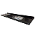 Pia Granito Para Cooktop 5 bocas 2mx54 com Cuba Inóx Preto Ouro - Imagem 2