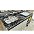 Pia Granito Para Cooktop 4 bocas 1,50x54 com Cuba Preto Indiano - Imagem 3