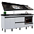 Balcão Cozinha Para Forno E Pia P Cooktop Preto Ouro 1,5m - Imagem 1