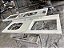Pia de Cozinha Mármore Branco para Cooktop 1,80x54 - Imagem 3